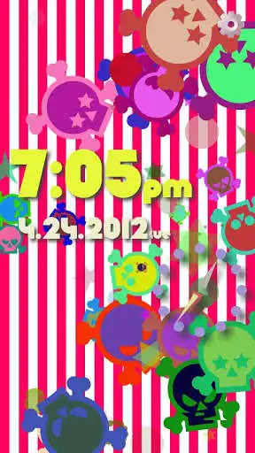 Play APK [Free]Skull Flow! Custom Clock  and enjoy [Free]Skull Flow! Custom Clock with UptoPlay apricoworks.android.application.skullflowfree